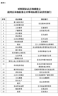 凌河区基层政务公开标准化规范化工作实施方案的公共事业管理服务意义